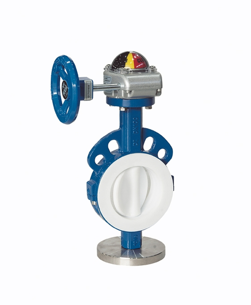 PTFE / EPDM Lined Butterfly Valve